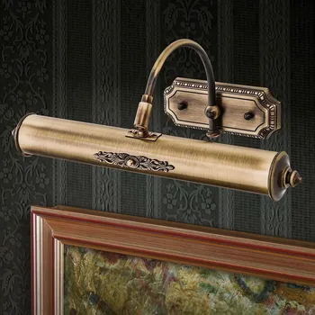 Lampička Orion Obrazové svítidlo Gustav ve staromosazném provedení 38 cm starožitná mosaz 2 x 25 W - Doprava zdarma