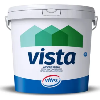 Fasádní barva Vista Acrylic - balení 15 l, bílá, na vyžádání lze tónovat dle RAL, NCS