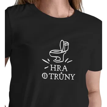 Dámské tričko Dámské tričko černé - Hra o trůny XL