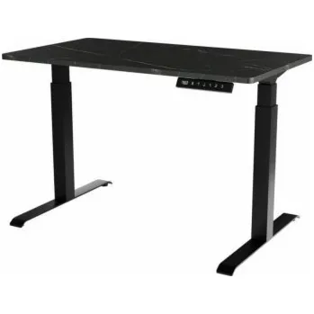 Psací stůl Stůl s elektrickým nastavením výšky MOON 121x67x72-120 černý/san sebastian