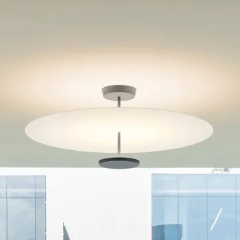 Vibia Flat LED stropní svítidlo 2-ramenné Ø 90 cm bílé bílá, černá LED 50 W celkem - Doprava zdarma