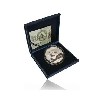 5 uncí stříbrná mince China Panda 2014 proof