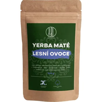 Čaj BrainMax Pure Yerba Maté, Lesní ovoce, 500 g