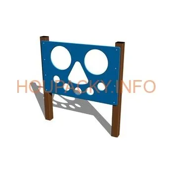 Dětský domeček Prohazovadlo PR101KW - hnědá