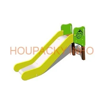 Dětská houpačka Skluzavka se žebříkem KZ160KW-B - hnědá (v.p. 1 m)