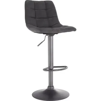 Barová židle Barová židle LAHELA - šedá / černá - SLEVA 3% s kodem radost25