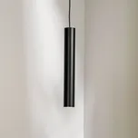 Euluna Závěsné světlo Eye, 1žárovka, černé, výška stínidla 40 cm - Stříška - Ø 5,5 cm, výška 7,5 cm černý 1 x 10 W LED - Doprava zdarma