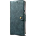 Lenuo Leather pro iPhone 11 Pro - modrá Flipové pouzdro modré