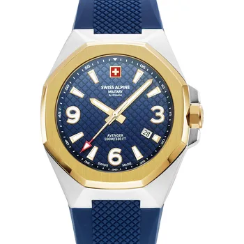 Hodinky Swiss Alpine Military 7005.1845 Typhoon Mens Watch 42mm 10ATM