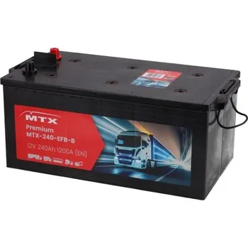 Autobaterie Akumulátor 12V 240Ah MTX Premium EFB 1200A MTX MTX-240-EFB-B