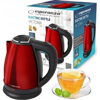 Rychlovarná konvice Rychlovarná konvice Esperanza Victoria 1800 W 1,8 l červená