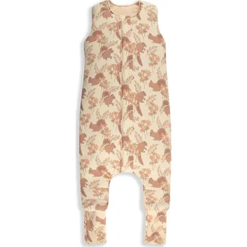 Zavinovačka Celoroční spací pytel s nohavicemi Sleepee Vintage Animals Almond/Cream S