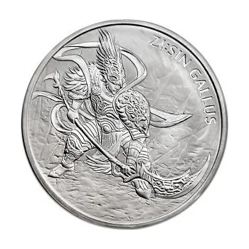 1 unce stříbrná mince Jižní Korea Gallus 2017