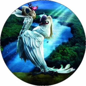 Jedlá dekorace na dort Jedlý papír Rio 2 Rio a žába 19,5 cm