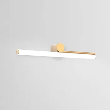 Lampička MARSET Ambrosia A 60 pravá, Triac matná zlatá 927 - Ø nástěnného držáku 6 cm matné zlato 1 x 9,6 W LED - Doprava zdarma