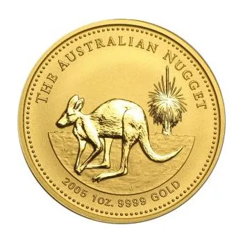 1 unce zlatá mince Austrálie klokan 2005