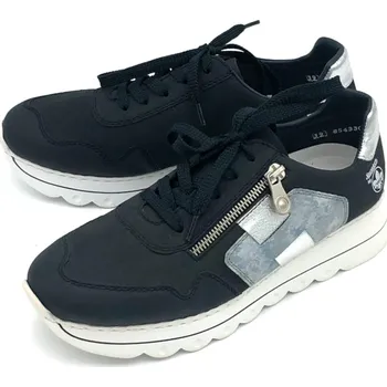 Dámské tenisky Dámské volnočasové tenisky L3312-14 Rieker modré Barva: blau, Velikost: 42