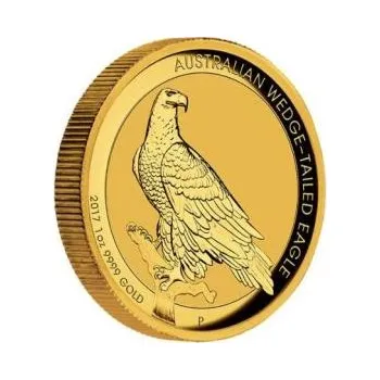 1 unce zlatá mince Austrálie Wedge Tailed Eagle 2017 - High Relief