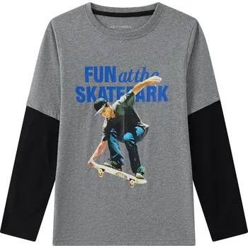 Chlapecké tričko - Wolf S2433A, šedá Barva: Šedá, Velikost: 164