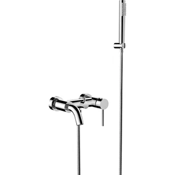 Vodovodní baterie Nástěnná vanová baterie ILLUSION Chrom s příslušenstvím (9904) HOPA