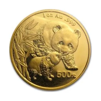 1/2 unce zlatá mince China Panda 2004