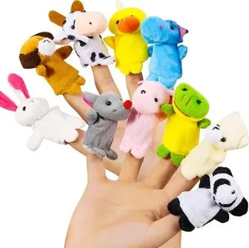 Sada 10 maňásků - veselá zvířátka