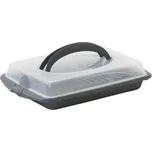 KELA Box na potraviny s víkem přenosný DELI 45x30x9cm KL-12172