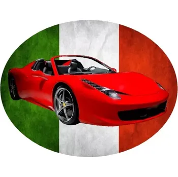 Nášivka Nažehlovačka Ferrari II (digitální nažehlovačka s osobním autem)