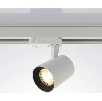 Bodové svítidlo Arcchio track reflektor Iavo, bílý, 13 cm, 3-fázový, GU10 - Osvětlená hlava - Ø 6,5 cm, délka 7,8 cm bílá 1 x 8 W LED - Doprava zdarma