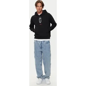 Pánská móda Hugo Mikina Dartchon 50525054 Černá Regular Fit M