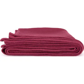 deka BODHI Deka na jógu SHAVASANA, bavlna, více barev, 150 x 200 cm Barva: vínová