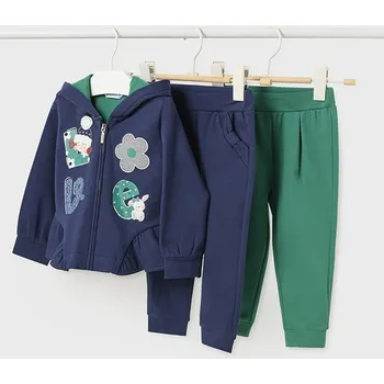 Kojenecké oblečení Dívčí 3 dílná tepláková souprava modrá Mayoral 2870 Velikost: 9 měsíců (74 cm)