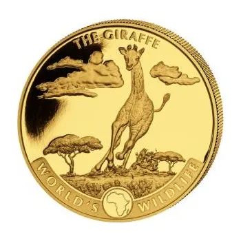 1 unce zlatá mince Kongo World´s Wildlife - Giropice 2019
