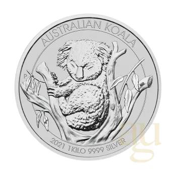 1 kilogram stříbrná mince Austrálie Koala 2021