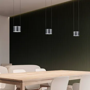 BANKAMP Impulse LED závěsné 3 zdroje antracit LED 19,2 W celkem - Doprava zdarma