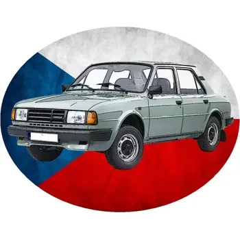Nášivka Nažehlovačka s Českým autem 120 (digitální nažehlovačka s osobním autem)