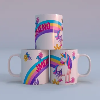 Hrnek se jménem Jednorožec - Oranžová