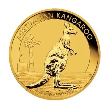 1/10 uncí zlatá mince Austrálie klokan 2012