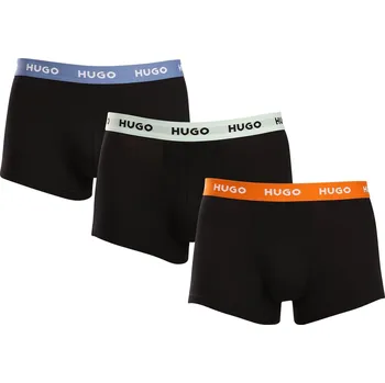 Boxerky 3PACK pánské boxerky HUGO vícebarevné (50517878 961) XXL Možnost vrácení zboží ZDARMA do 120 dnů!