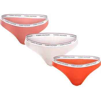 Kalhotky 3PACK dámská tanga Tommy Hilfiger vícebarevná (UW0UW04894 0VG) M UW0UW04894 0VG Možnost vrácení zboží ZDARMA do 120 dnů!