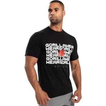 Pánské tričko Gorilla Wear Pánske tričko Bradley Černé - S + Sleva 3 % pro registrované