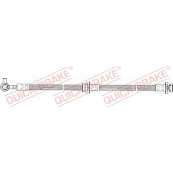 Brzdová hadice Brzdová hadice QUICK BRAKE 50.834