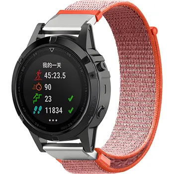 Příslušenství k chytrým hodinkám Nylonový řemínek 22mm Barva: Oranžovo-červená