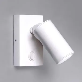 Lampička Milan Iluminación Milan Haul LED nástěnné světlo hranaté 1zdroj bílá - osvětlovací hlava - Ø 4 cm, délka 7,8 cm bílá (RAL9016) 1 x 5 W LED - Doprava zdarma