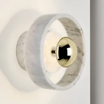 Lampička Nástěnné LED svítidlo Tom Dixon Stone Wall bílá, zlatá 1 x 6 W LED - Doprava zdarma