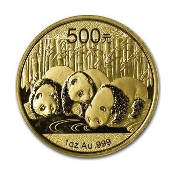 1 unce zlatá mince China Panda 2013