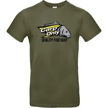 Pánské tričko CARP-ONLY - Tričko Exact Khaki vel. XL