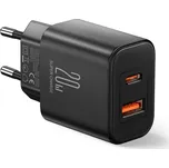 JOYROOM TCF05 PD20W TypeC+USB Fast Charger EU Plug Black CE/FCC/RoHS Certified