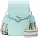 Kabelka na mobil Vintage s popruhem modrá