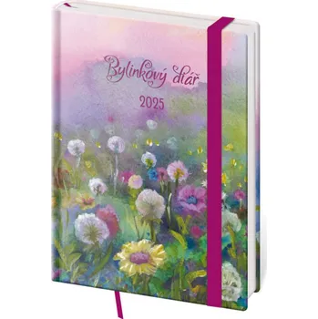 Diář Helma365 Bylinkový B6 týdenní 2025